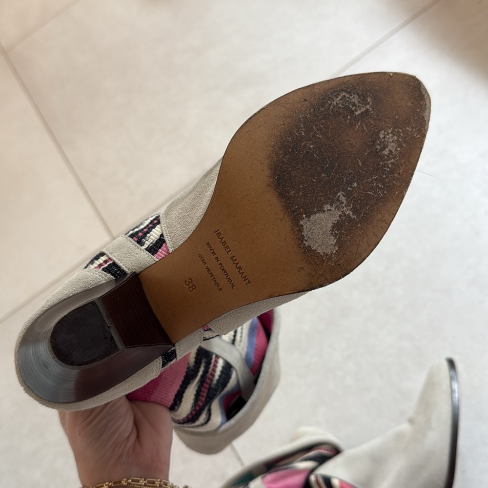 Women's Multicolor Patterned Boots - image 4